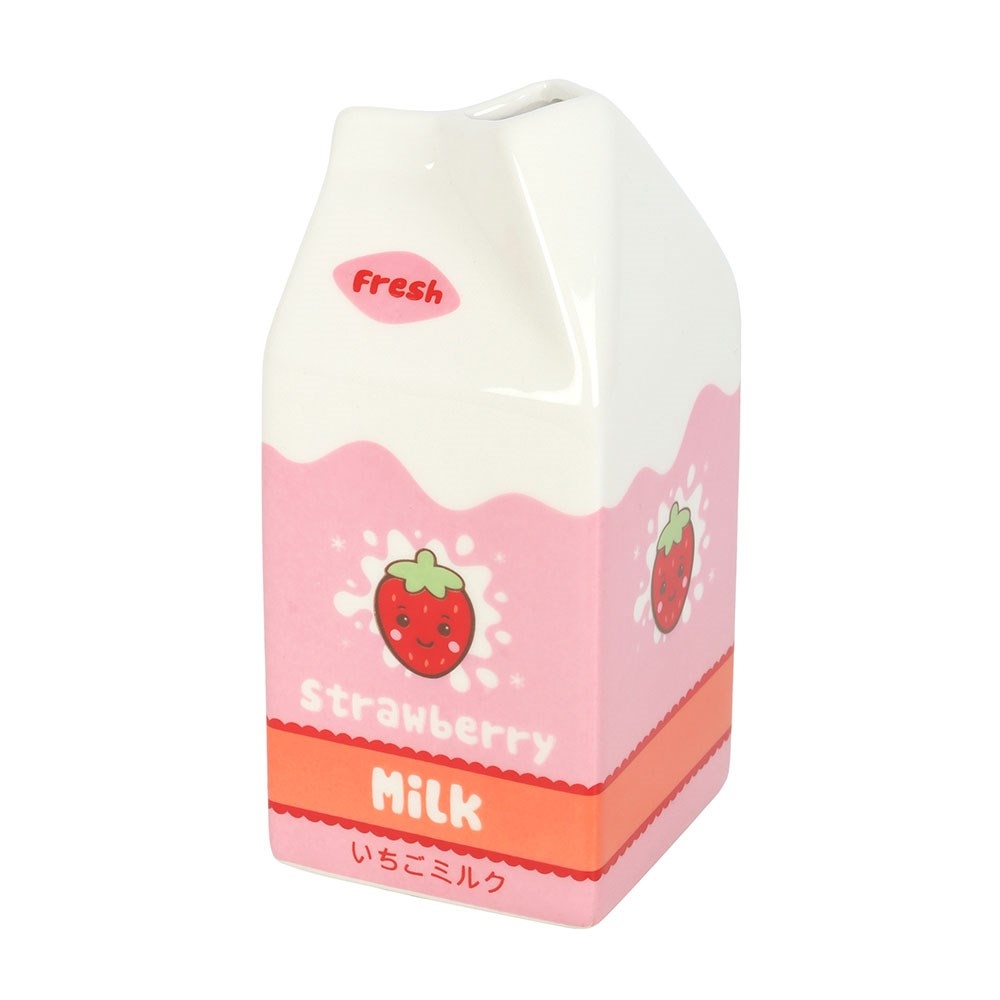 Something Different - Strawberry Milk Carton Vase - Multicolours